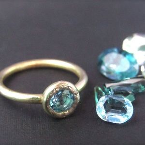 Sterling silver ring.